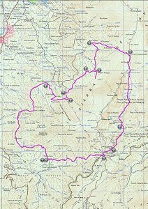 Mapa de la ruta